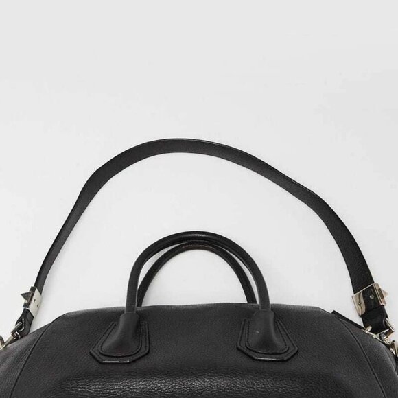 Givenchy Black Sugar Goatskin Leather Medium Antigona Bag - Picture 6 of 12
